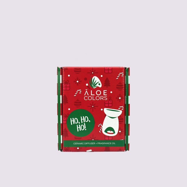 ALOE+ COLORS Promo Ho, Ho, Ho με Ceramic Diffuser 1τμχ & Fragrance Oil 10ml