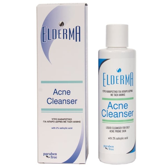 Elderma Acne Cleanser Yγρό Καθαριστικό για Λιπαρή Επιδερμίδα με Προβλήματα Ακμής, 200ml