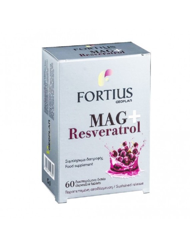 Geoplan Nutraceuticals Fortius Mag+ Resveratrol 60tabs