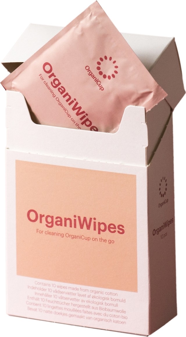 Organicup Organiwipes 10μαντηλακια