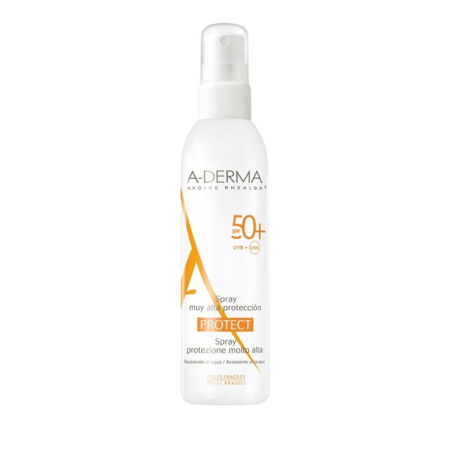 A-Derma Promo Protect Spray Αντηλιακό Σπρέι Για Το Ευαίσθητο Δέρμα SPF50+ 200ml (-15%)