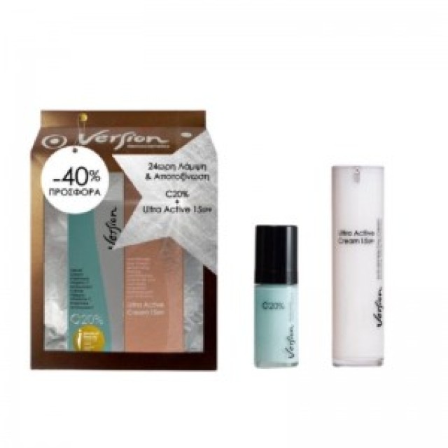 Version Promo Radiance Ultra Active Cream SPF15 50ml & C20% Velvet Cream 30ml