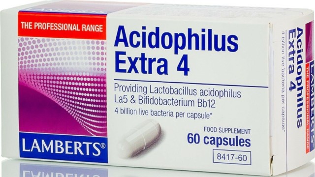 Lamberts Acidophilus Extra 4 (Milk Free) 60 κάψουλες
