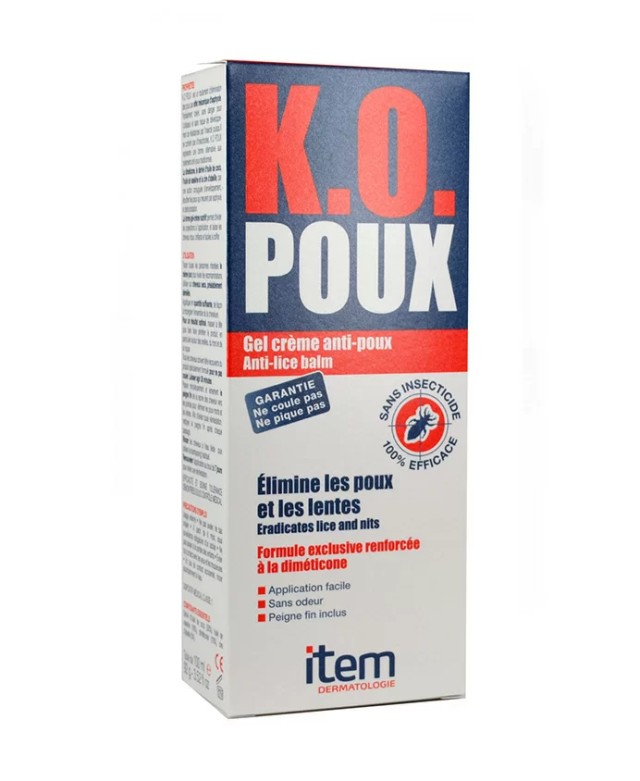Inpa Item K.O Poux, Αμεση Αντιφθειρική Θεραπεία με τη Μέθοδο της Ασφυξίας 100ml
