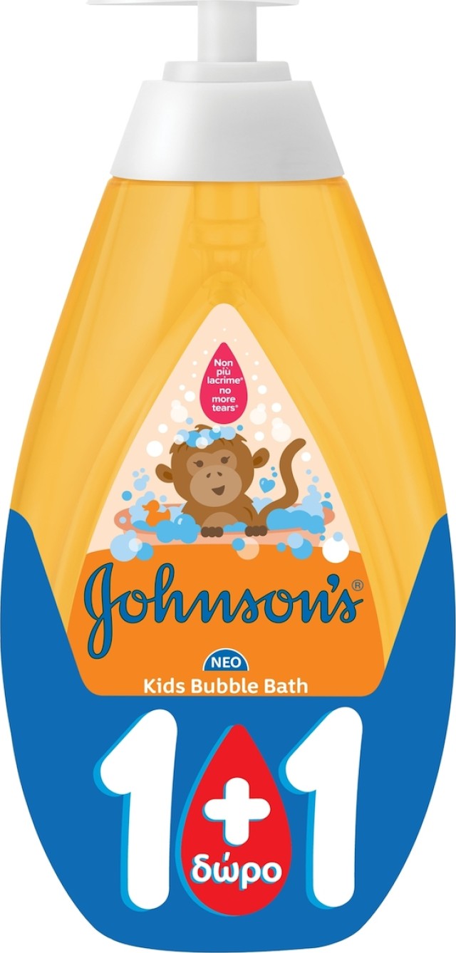 Johnsons Promo 1+1 Kids Bubble Bath 750ml + 750ml