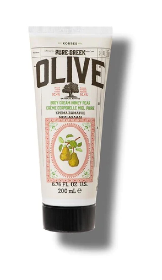 Korres Pure Greek Olive Body Cream Honey Pear Κρέμα Σώματος Μέλι Αχλάδι 200ml