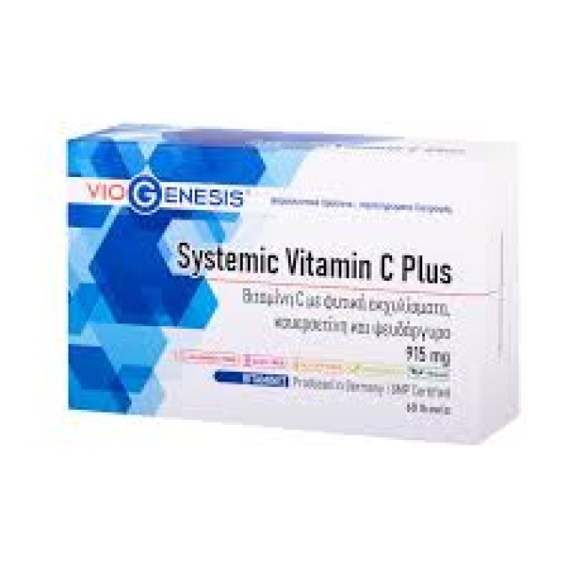 Viogenesis Systemic Vitamin C Plus 915mg 60 Δισκία