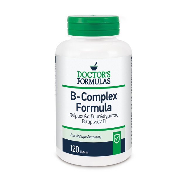 Doctors Formulas B-Complex Formula Φόρμουλα Συμπλέγματος Βιταμινών B, 120tabs