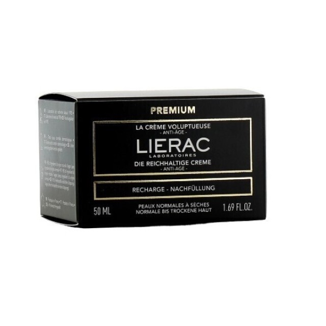 Lierac Premium La Creme Voluptueuse, Αντιγηραντική Κρέμα Προσώπου Ανταλλακτικό 50ml.