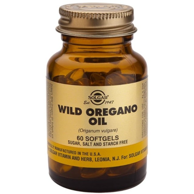 Solgar Wild Oregano Oil, 60softgels