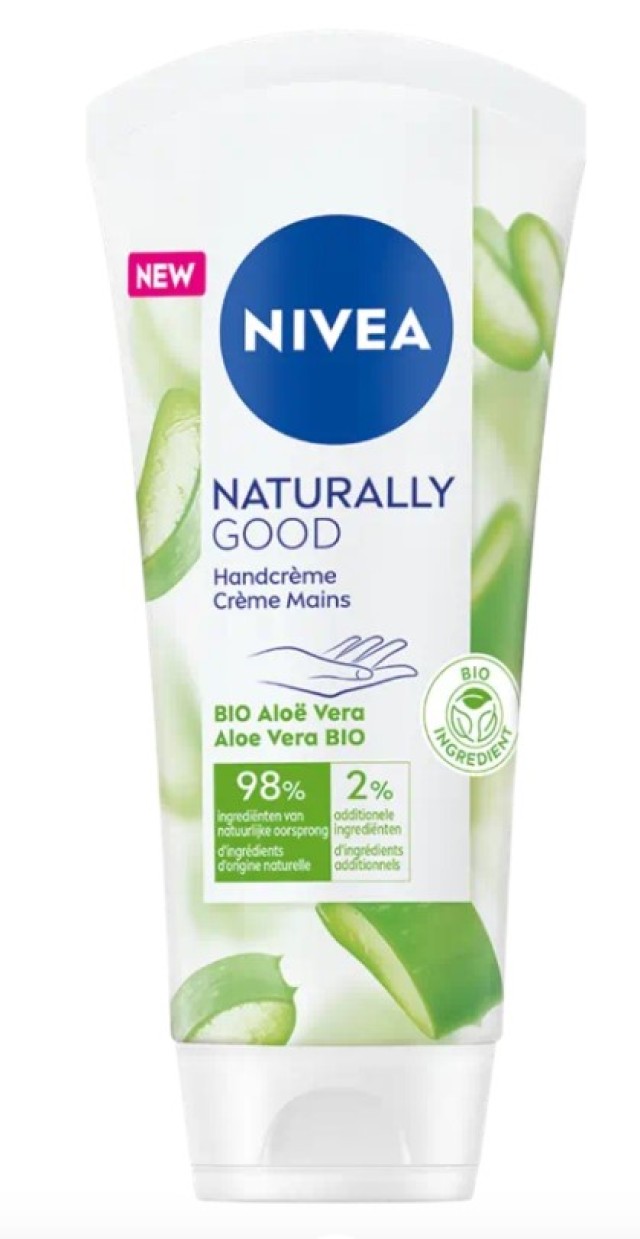 Nivea Naturally Good Hand Cream With Aloe Vera Κρέμα Χεριών Με Αλόη 75ml