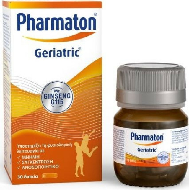 Pharmaton Geriatric με Ginseng G115 30 δισκία