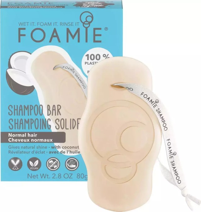Foamie Shampoo Bar - Coconut for Normal Hair Σαμπουάν σε Μορφή Μπάρας για Κανονικά Μαλλιά 80gr