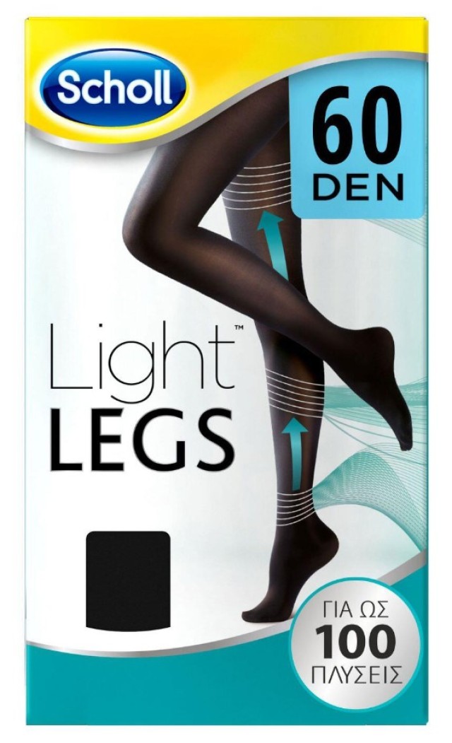 SCHOLL LIGHT LEGS 60 DEN BLACK S 1ζεύγος