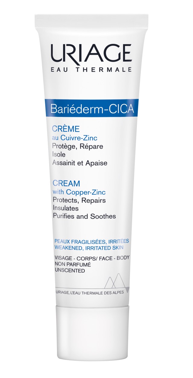 Uriage Bariederm Cica Cream with Cu-Zn Επανορθωτική Κρέμα για Όλη την Οικογένεια για Πρόσωπο & Σώμα 100ml