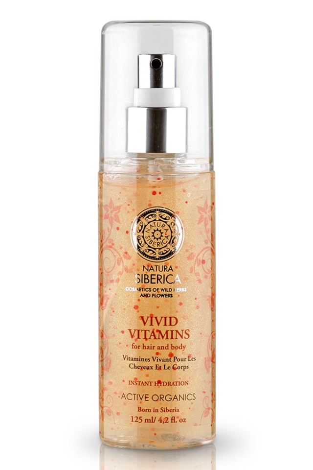 Natura Siberica Vivid Vitamins For Hair & Body Έλαιο Με Βιταμίνες Για Μαλλιά Και Σώμα Για Άμεση Θρέψη & Ενυδάτωση 125ml