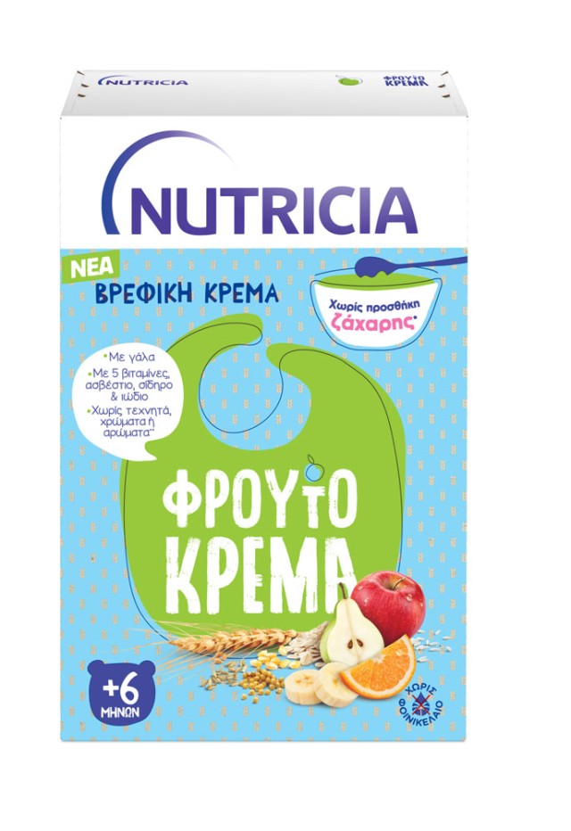 Nutricia Βρεφική Φρουτόκρεμα UTRICIA 6m+ 250gr