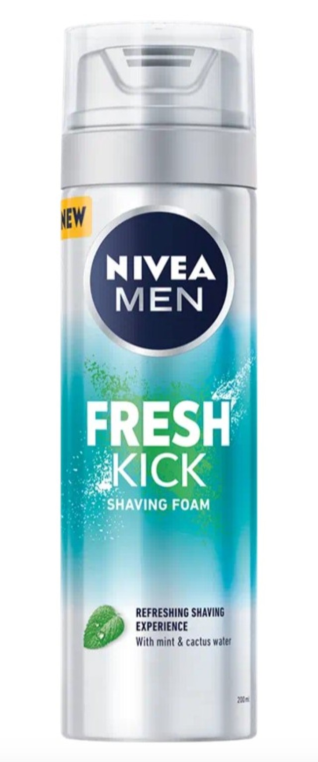 Nivea Men Αφρός Ξυρίσματος Fresh Kick 200ml