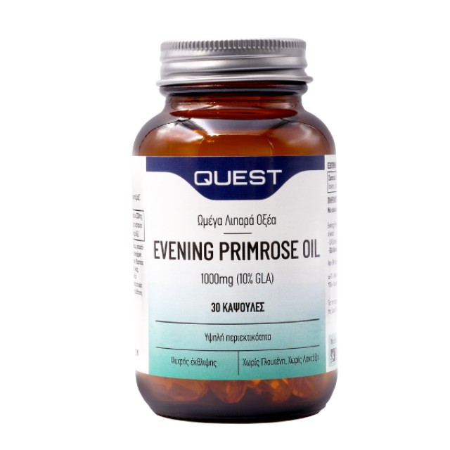 Quest Evening Primrose Oil 1000mg (10% GLA), 30caps
