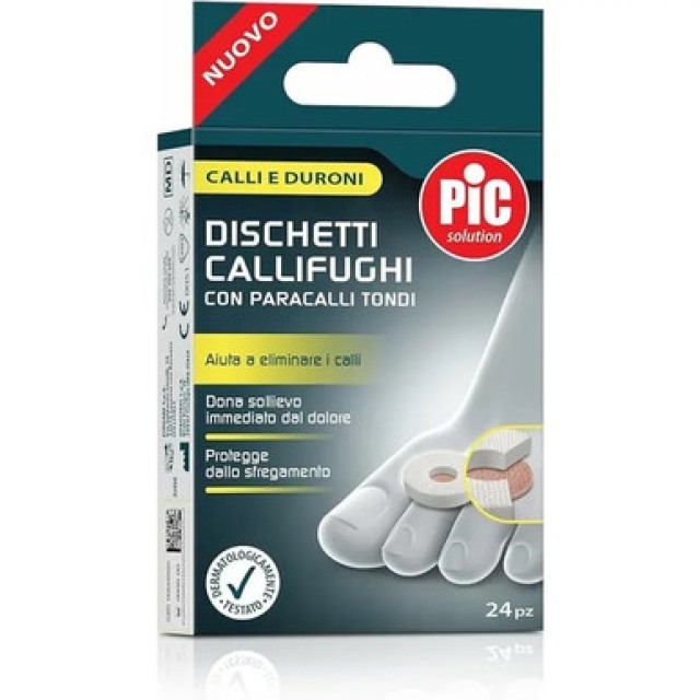 Pic Solution Dischetti Callifughi Επιθέματα Αφαίρεσης Κάλων, 24τεμ