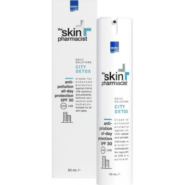 Intermed The Skin Pharmacist City Detox Anti-Pollution All Day Protection Cream SPF30 50ml