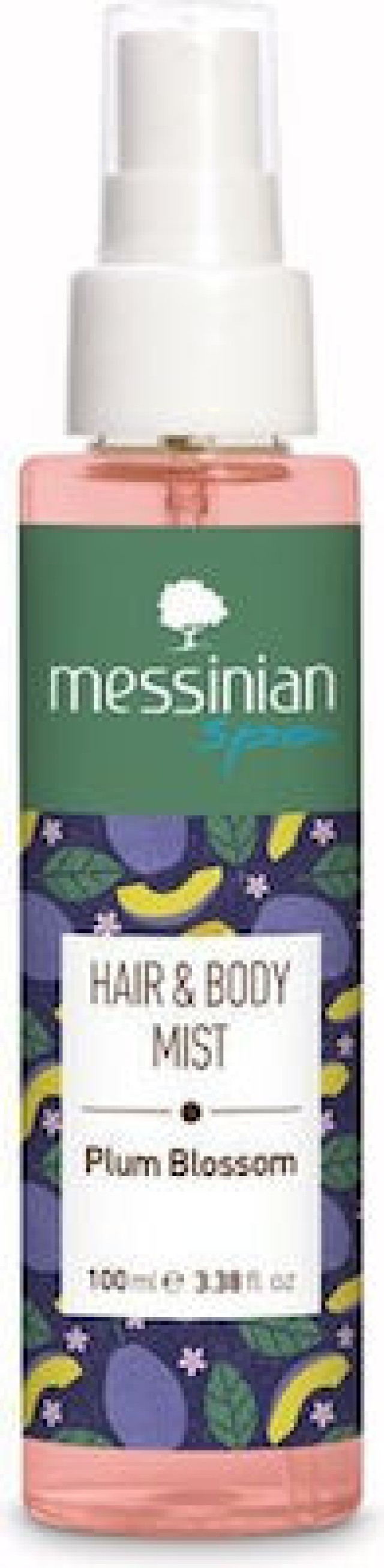 Messinian Spa Hair & Body Mist Plum Blossom 100ml