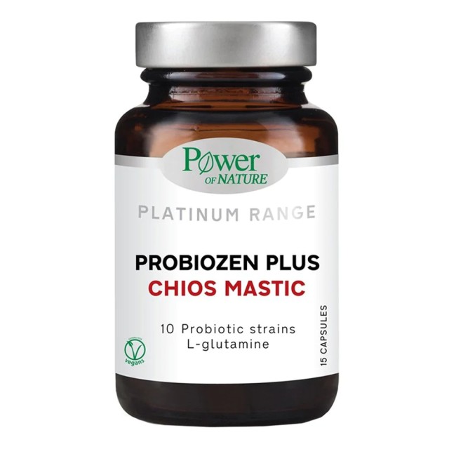 Power of Nature Platinum Range Probiozen Plus Chios Mastic, 15caps