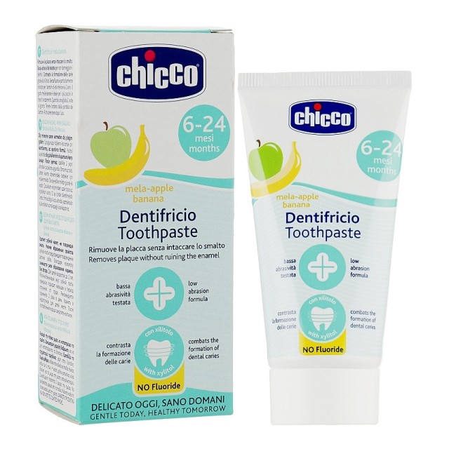 Chicco Οδοντόκρεμα Μήλο Μπανάνα 6+24m+ 50ml