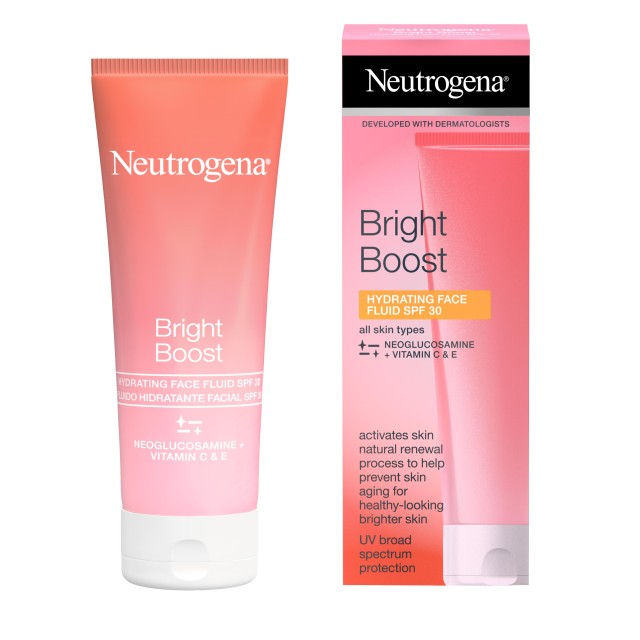 Neutrogena® Bright Boost Κρέμα Προσώπου SPF30 Αντιγήρανσης & Λάμψης 50ml