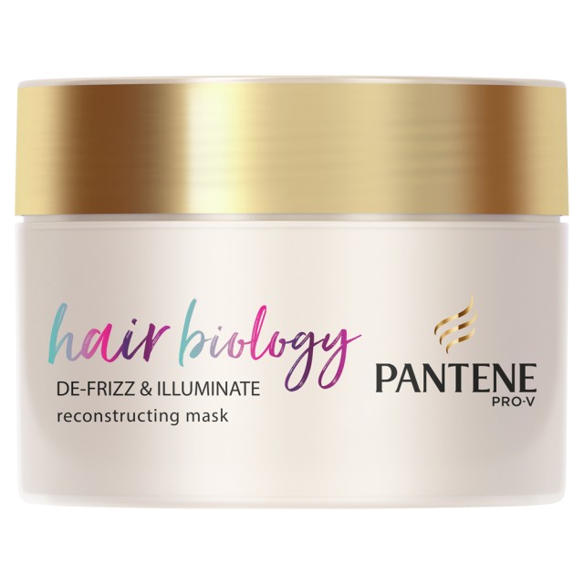 Pantene Hair Biology De-frizz & Illuminate Mask 160ml