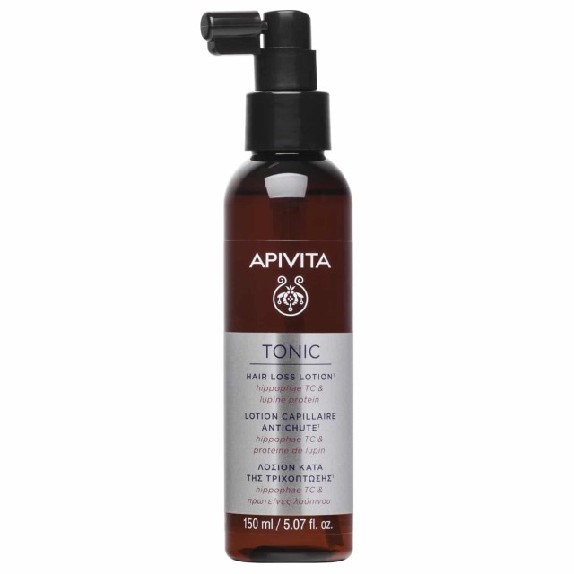Apivita Tonic Hair Loss Lotion Spray Λοσιόν Κατά Της Τριχόπτωσης Με Hippophae TC & Πρωτεΐνες Λούπινου 150ml