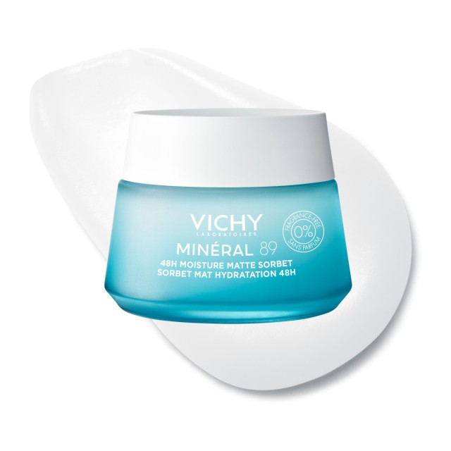 Vichy Mineral 89 Κρέμα-Gel Ενυδάτωσης 48H για τη Λιπαρή Επιδερμίδα 50 ml