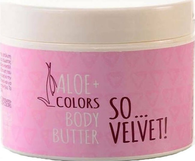 Aloe+ Colors So Velvet Body Butter Κρέμα Σώματος Με Άρωμα Πούδρας 200ml