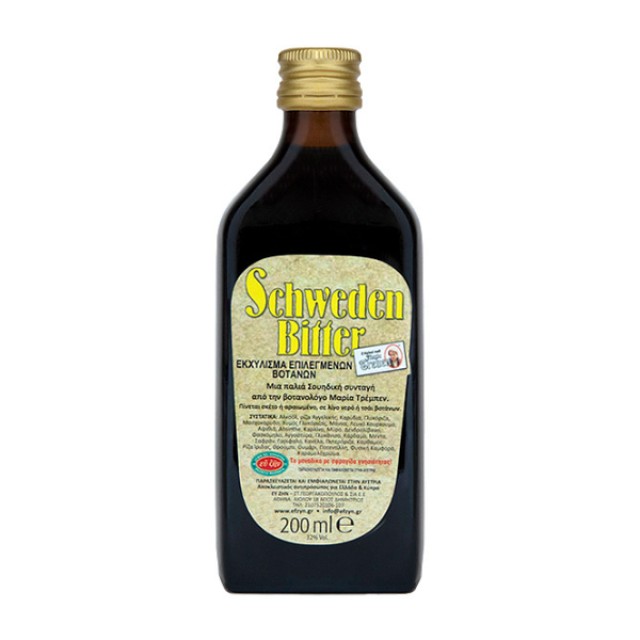 ΕΥ ΖΗΝ Schweden Bitter Ελιξήριο Από Βότανα Με Αλκοόλ 200ml