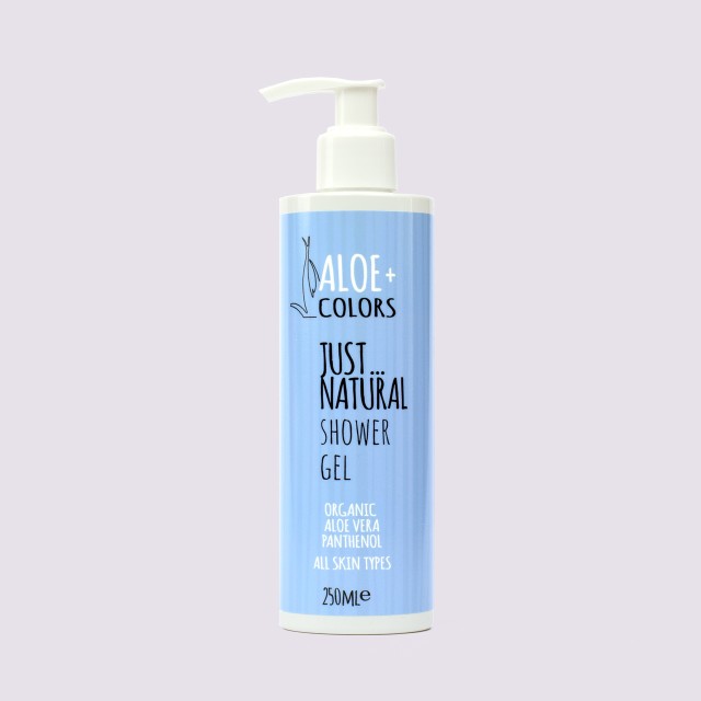 Aloe+ Colors Just Natural Shower Gel Απαλό Αφρόλουτρο Mε Άρωμα Φρεσκάδας 250ml