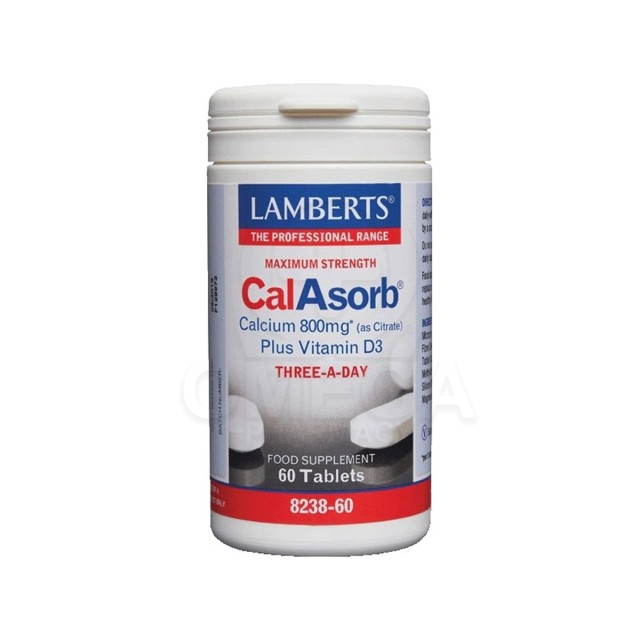 Lamberts Calasorb Calcium 800mg 60 ταμπλέτες