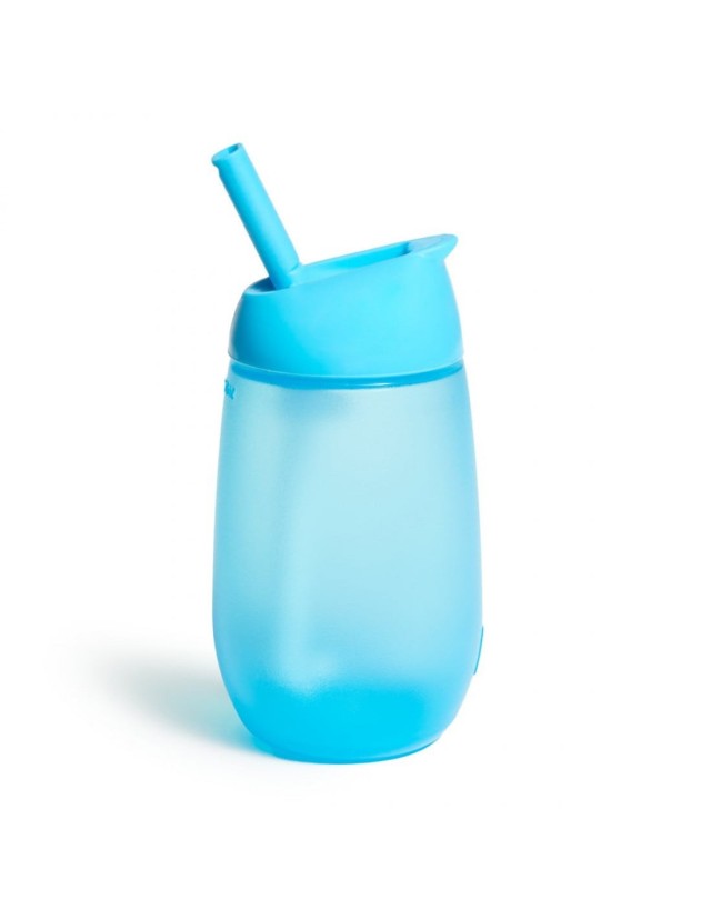 Munchkin Simple Clean Straw Cup Παιδικό Κύπελλο Με Καλαμάκι Μπλε 12m+ 296ml