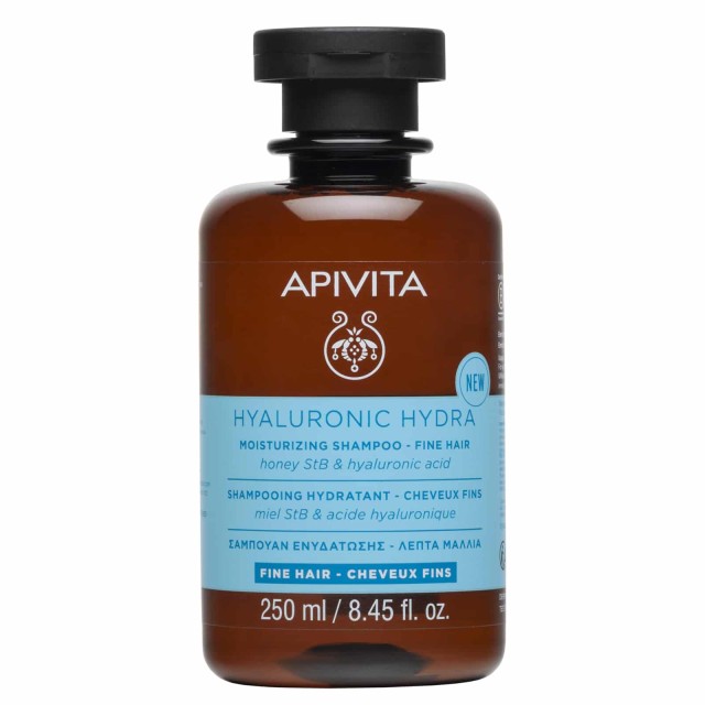 Apivita Hyaluronic Hydra Σαμπουάν Ενυδάτωσης για Λεπτά Μαλλιά, 250ml
