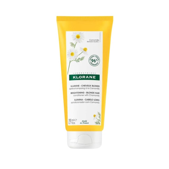 Klorane Conditioner Cream Chamomile Μαλακτική Κρέμα Μαλλιών με Εκχύλισμα Χαμομηλιού 200ml