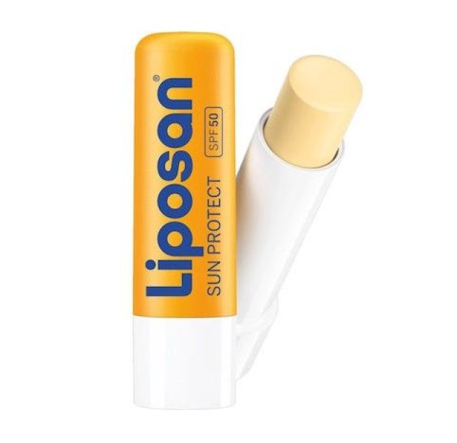 Liposan Sun Protect Spf50 Lip Balm Προστατευτικό Βάλσαμο Χειλιών 24ωρη Ενυδάτωση και Υψηλή Αντηλιακή Προστασία 4.8g
