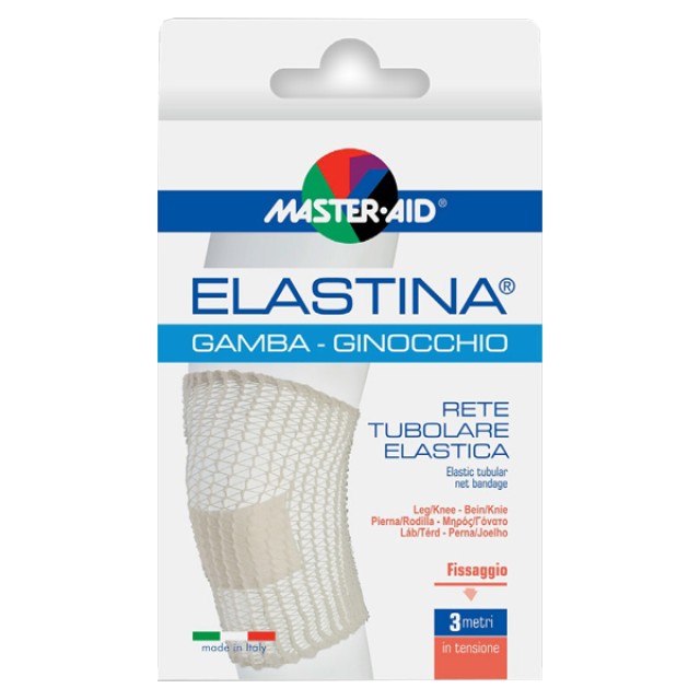 Masteraid Elastina Gam - Ba Ελαστικός Δικτυωτός Σωληνοειδής Επίδεσμος - Δικτάκι Για Τον Μηρό - Γόνατο, 3m