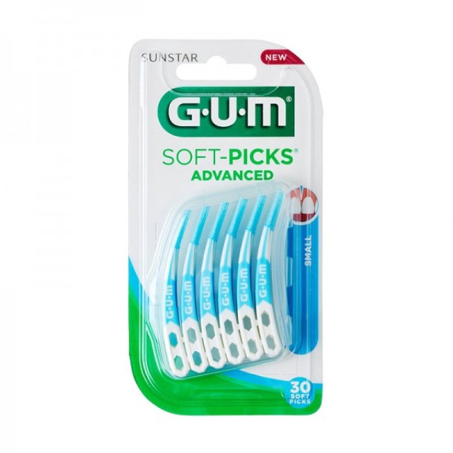 Gum 649 Soft Picks Advanced Μεσοδόντια Βουρτσάκια Μέγεθος Μικρό, 30τμχ