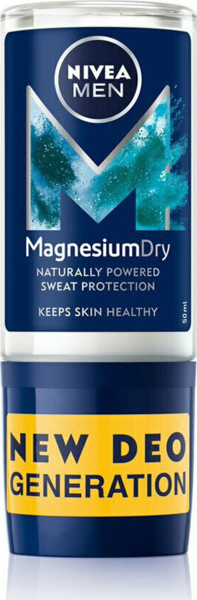 Nivea Men Deo Magnesium Dry Fresh Roll-On Ανδρικό Αποσμητικό 48ωρης Προστασίας 50ml