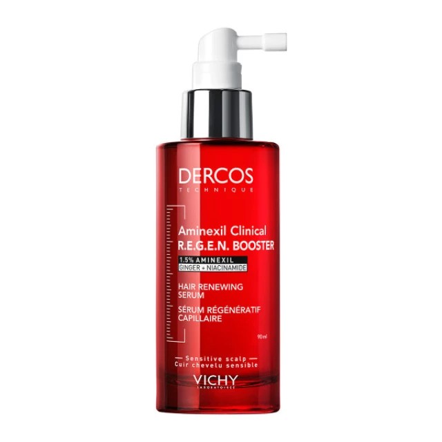Vichy Dercos Aminexil Clinical R.E.G.E.N. Booster Ορός Ενδυνάμωσης Μαλλιών Ενάντια στη Τριχόπτωση 90ml