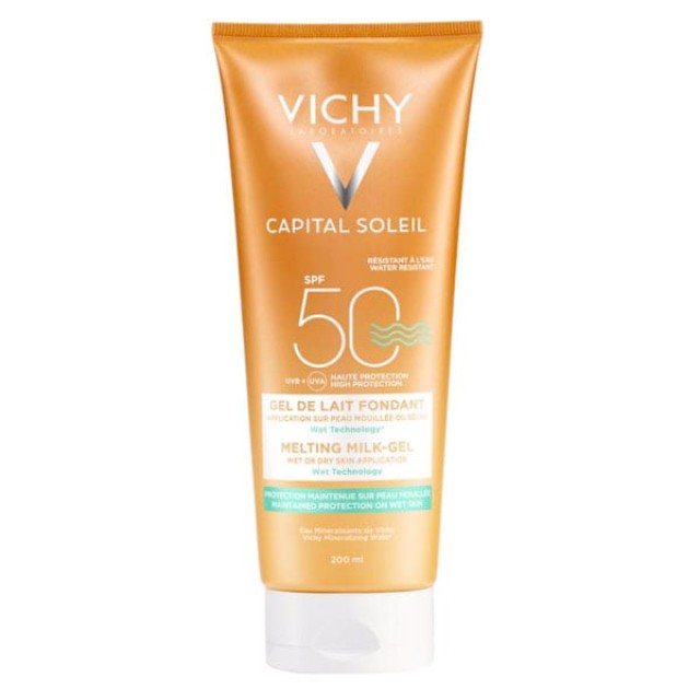 Vichy Ideal Soleil  Eξτρα Απαλό Γαλάκτωμα Gel SPF50 200ml