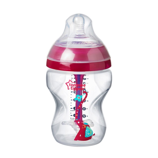 Tommee Tippee Advanced Anti-Colic Πλαστικό Μπιμπερό Μικρής Ροής 0m+ Μωβ 260ml