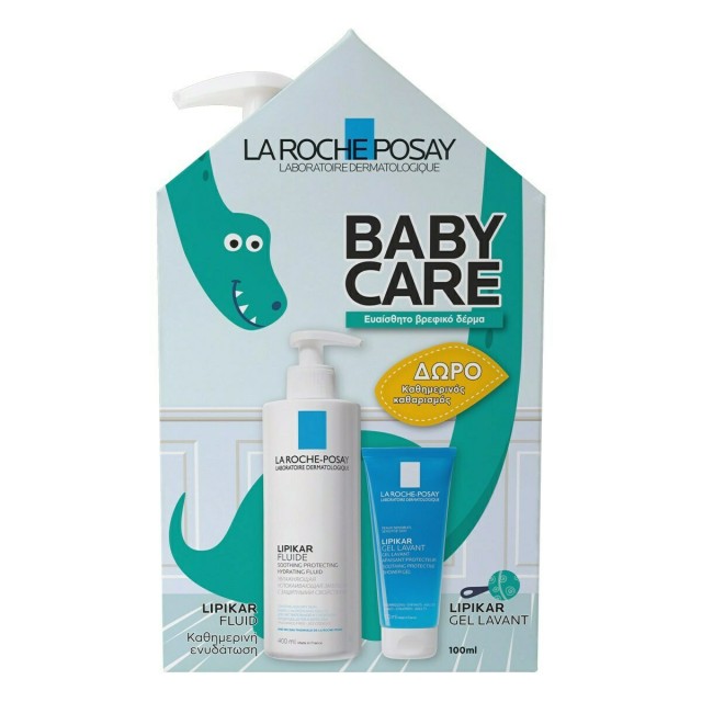 La Roche Posay Promo Baby Care Lipikar Fluide 400ml + Δώρο Lipikar Gel Lavant 100ml