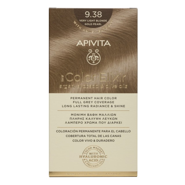 Apivita My Color Elixir Argan, Avocado & Olive Oils 9.38 Ξανθό Πολύ Ανοιχτό Μελί Περλέ