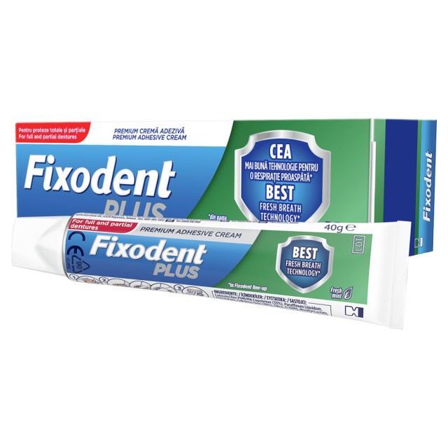 Fixodent Plus Best Fresh Breath Technology 40gr