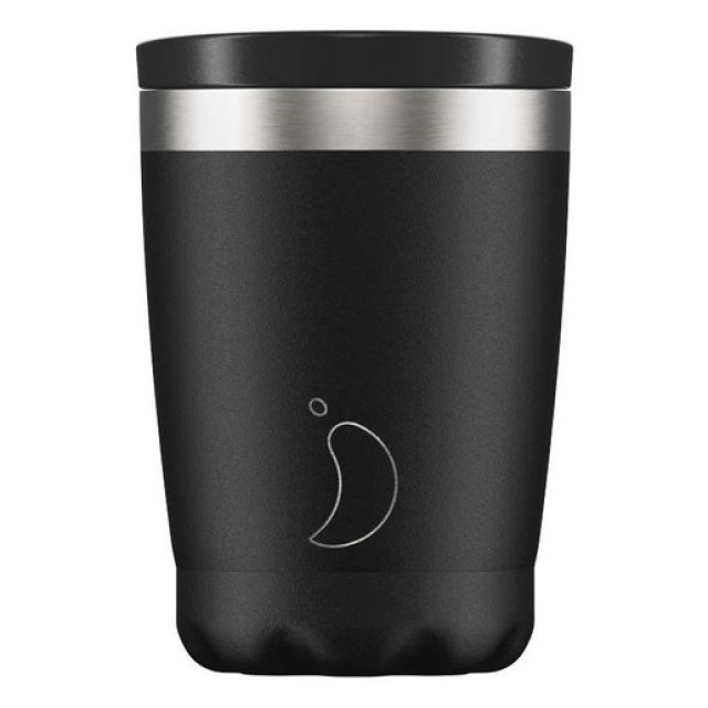 Chillys Coffee Cup Black Ποτήρι Θερμός 340ml